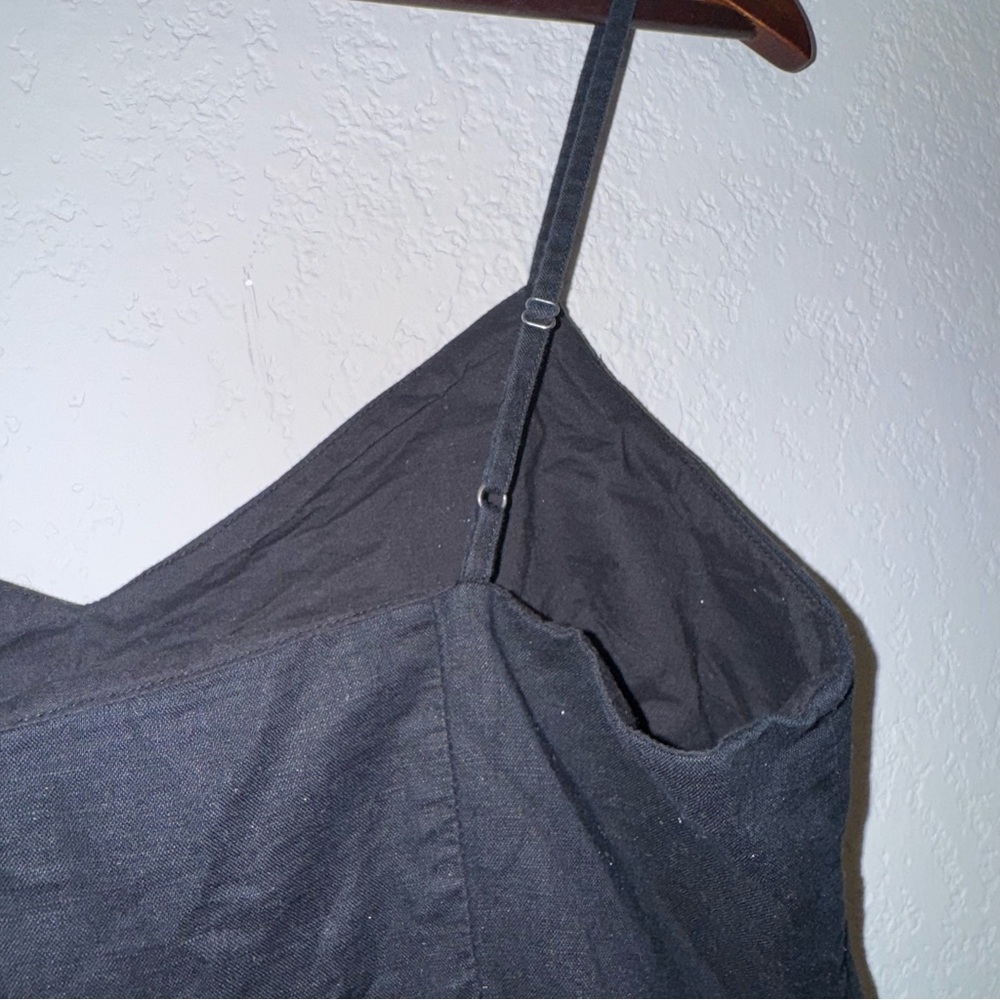 Women's Gap Chic Black Plain Solid Romper - image 8